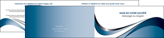 maquette en ligne a personnaliser depliant 2 volets  4 pages  web design bleu fond bleu couleurs pastels MLIG70849
