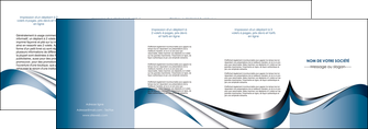 impression depliant 4 volets  8 pages  web design bleu fond bleu couleurs pastels MLIG70855
