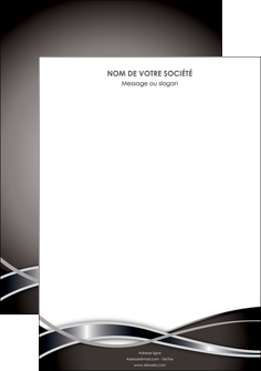 realiser affiche web design noir fond gris simple MLIG70971