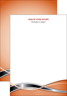 modele affiche web design orange fond orange gris MIDBE71025