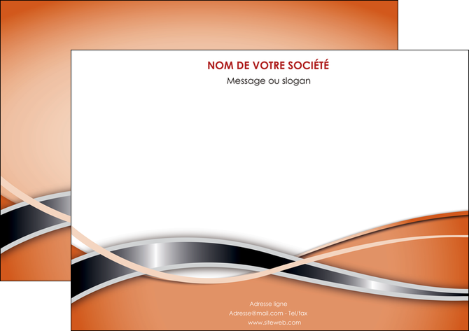 faire modele a imprimer affiche web design orange fond orange gris MIDBE71041