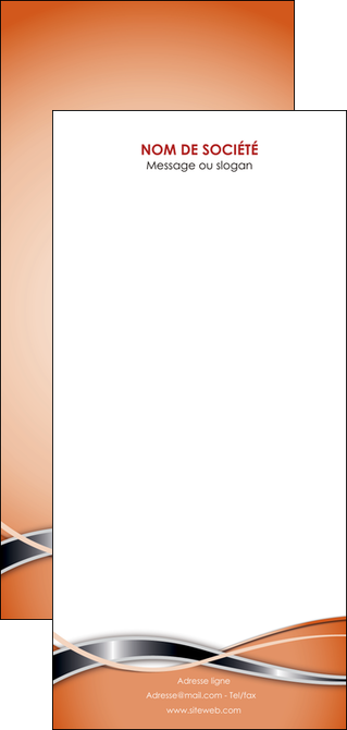 faire flyers web design orange fond orange gris MIDBE71071