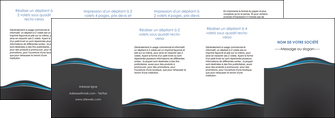 realiser depliant 4 volets  8 pages  gris gris fonce mat MLGI71247