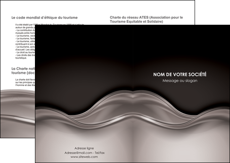 exemple depliant 2 volets  4 pages  web design abstrait abstraction design MFLUOO71317