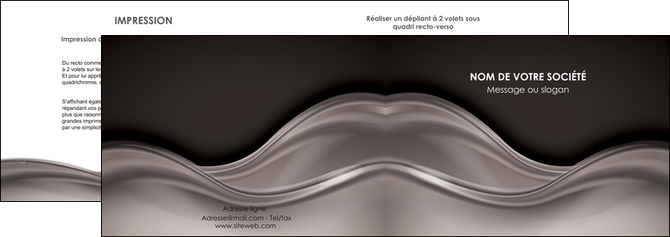 impression depliant 2 volets  4 pages  web design abstrait abstraction design MFLUOO71327