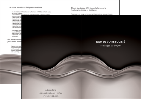 impression depliant 2 volets  4 pages  web design abstrait abstraction design MFLUOO71351