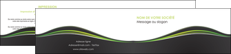 impression depliant 2 volets  4 pages  web design gris gris metallise fond gris metallise MLIGCH71503