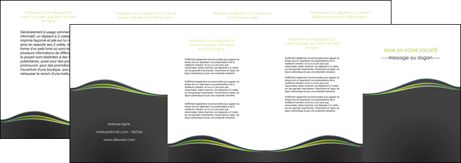 cree depliant 4 volets  8 pages  web design gris gris metallise fond gris metallise MLIGCH71509