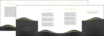 cree depliant 4 volets  8 pages  web design gris gris metallise fond gris metallise MLIGCH71509