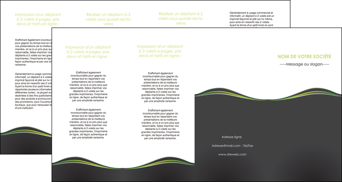 exemple depliant 4 volets  8 pages  web design gris gris metallise fond gris metallise MLIGCH71513