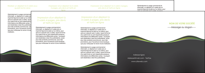 personnaliser maquette depliant 4 volets  8 pages  web design gris gris metallise fond gris metallise MLIGCH71515