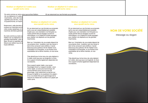 modele en ligne depliant 3 volets  6 pages  web design gris gris fonce mat MIDBE71545