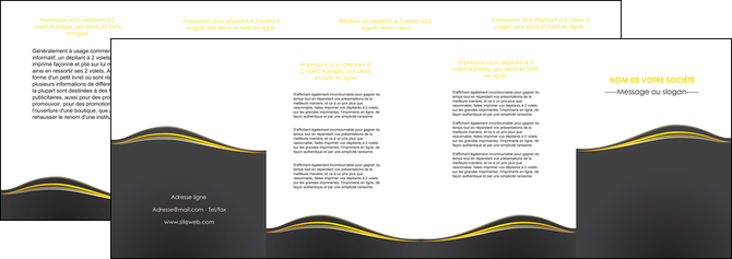 imprimer depliant 4 volets  8 pages  web design gris gris fonce mat MIDBE71561