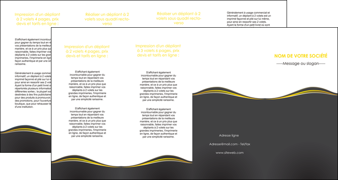 faire modele a imprimer depliant 4 volets  8 pages  web design gris gris fonce mat MIDBE71565