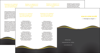 faire modele a imprimer depliant 4 volets  8 pages  web design gris gris fonce mat MLIG71565