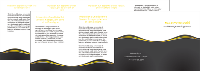 faire modele a imprimer depliant 4 volets  8 pages  web design gris gris fonce mat MIDBE71567