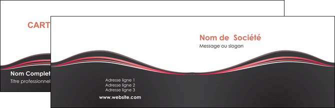 impression carte de visite web design gris gris fonce mat MFLUOO71579