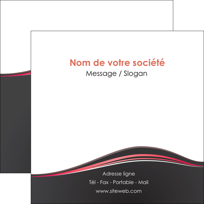 maquette en ligne a personnaliser flyers web design gris gris fonce mat MFLUOO71605