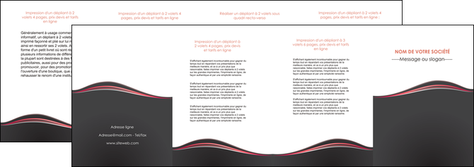 maquette en ligne a personnaliser depliant 4 volets  8 pages  web design gris gris fonce mat MFLUOO71613