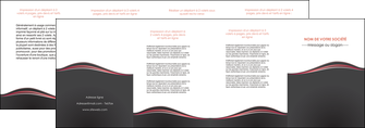 maquette en ligne a personnaliser depliant 4 volets  8 pages  web design gris gris fonce mat MFLUOO71613