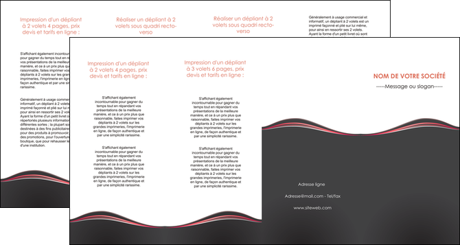 maquette en ligne a personnaliser depliant 4 volets  8 pages  web design gris gris fonce mat MFLUOO71617