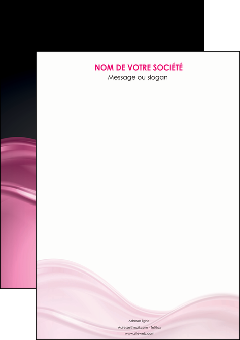 realiser affiche metiers de la cuisine rose fond rose tendre MIDLU71845