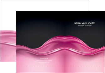 creer modele en ligne pochette a rabat metiers de la cuisine rose fond rose tendre MIDLU71855