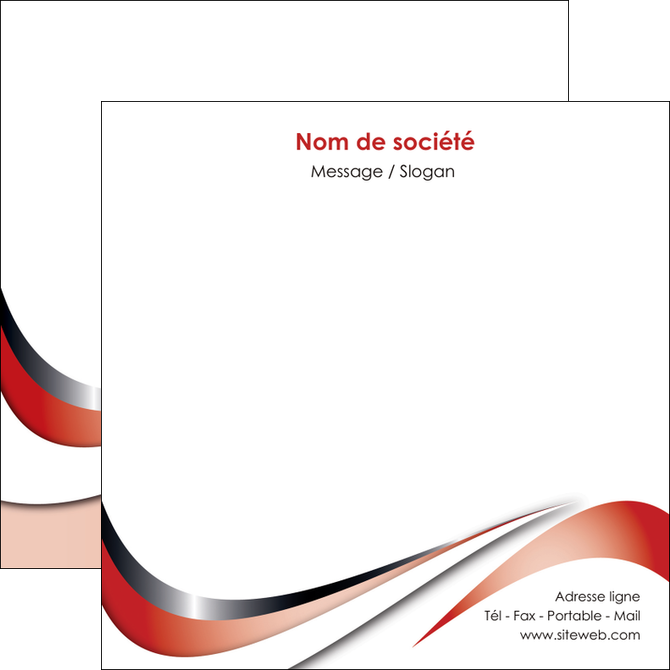imprimer flyers web design rouge fond rouge couleur chaude MIDBE72137