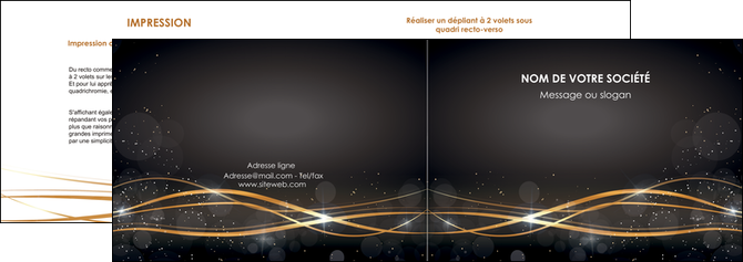 realiser depliant 2 volets  4 pages  abstrait abstraction design MFLUOO72223