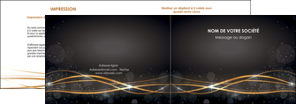 realiser depliant 2 volets  4 pages  abstrait abstraction design MFLUOO72223