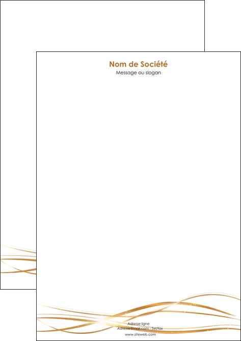 personnaliser modele de tete de lettre abstrait abstraction design MFLUOO72239