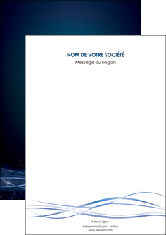 faire flyers fond  bleu couleurs froides structure en bleu MFLUOO72333