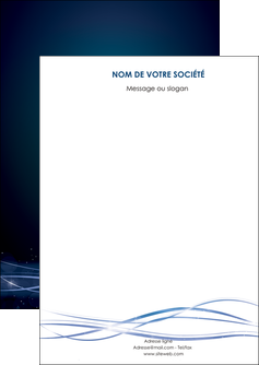 realiser flyers fond  bleu couleurs froides structure en bleu MFLUOO72335