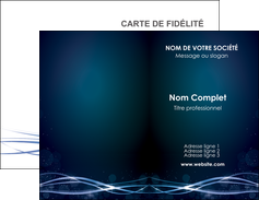 imprimerie carte de visite fond  bleu couleurs froides structure en bleu MFLUOO72341