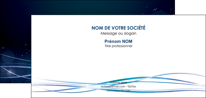 impression carte de correspondance fond  bleu couleurs froides structure en bleu MFLUOO72369
