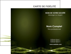maquette en ligne a personnaliser carte de visite fond vert structure en vert abstrait MLGI72393