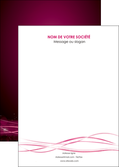 personnaliser maquette flyers rose rose fushia couleur MLGI72439