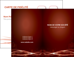 realiser carte de visite rouge couleur couleurs MFLUOO72735