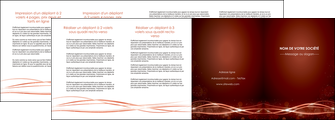 cree depliant 4 volets  8 pages  rouge couleur couleurs MFLUOO72769