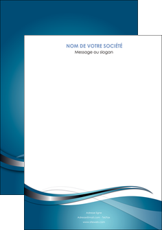 imprimer affiche web design bleu fond bleu couleurs froides MIF72785