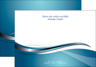 personnaliser maquette flyers web design bleu fond bleu couleurs froides MIF72801