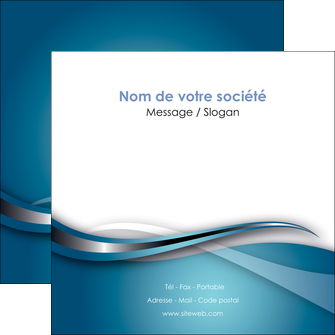 personnaliser maquette flyers web design bleu fond bleu couleurs froides MIF72809