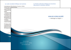 modele en ligne depliant 2 volets  4 pages  web design bleu fond bleu couleurs froides MIF72817