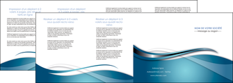 creation graphique en ligne depliant 4 volets  8 pages  web design bleu fond bleu couleurs froides MIF72821