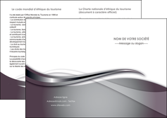 faire depliant 2 volets  4 pages  web design gris fond gris noir MLIGBE72991