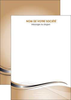 imprimer flyers marron gris fond marron MIFBE73007