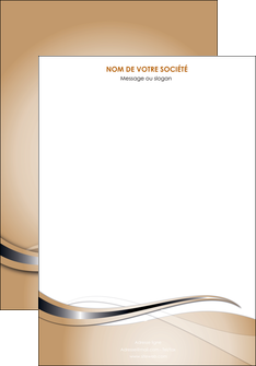 exemple affiche marron gris fond marron MIFBE73009