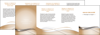 modele en ligne depliant 4 volets  8 pages  marron gris fond marron MIFBE73053