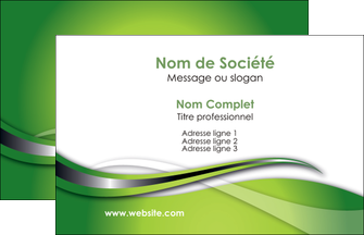 faire carte de visite web design vert fond vert verte MIF73055