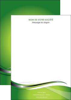 imprimer flyers web design vert fond vert verte MIF73057